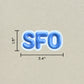SFO Bubble Sticker