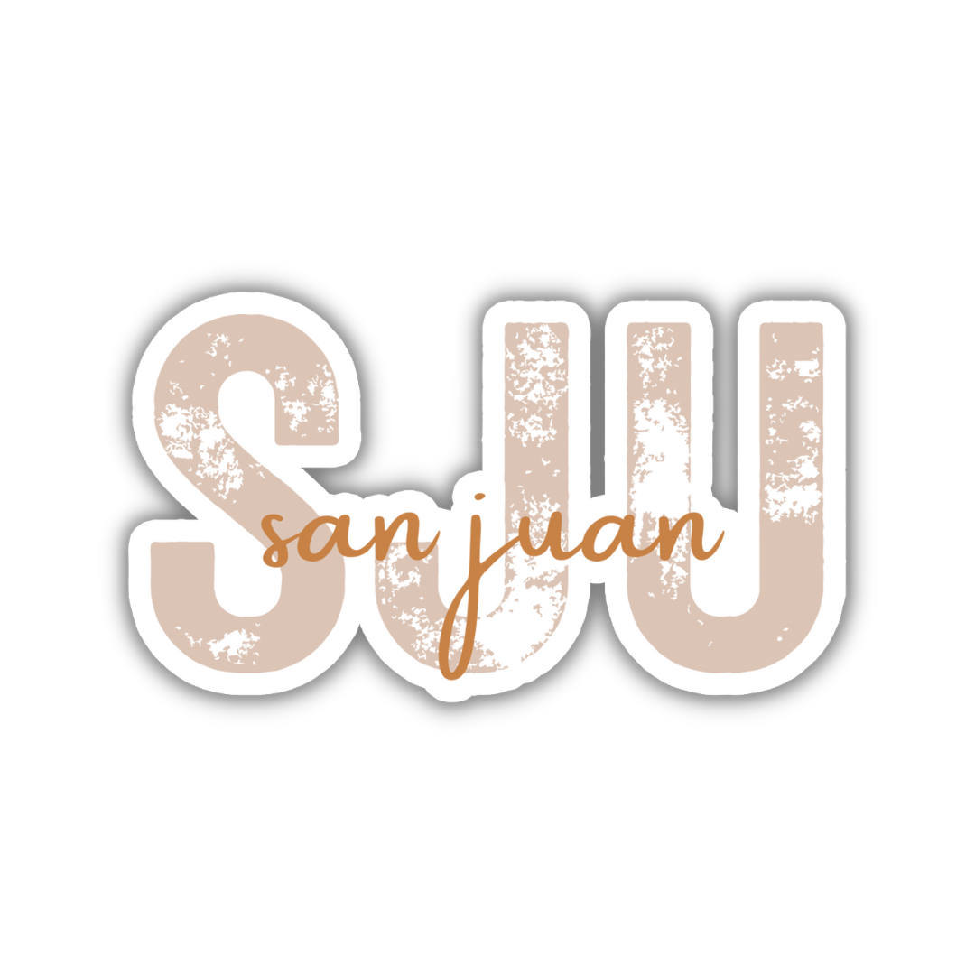 SJU San Juan Airport Code Sticker