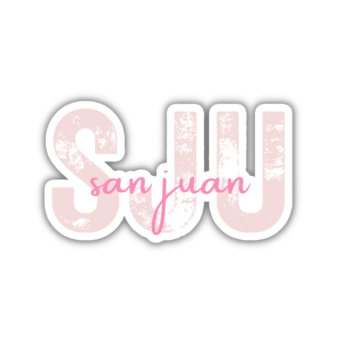 SJU San Juan Airport Code Sticker