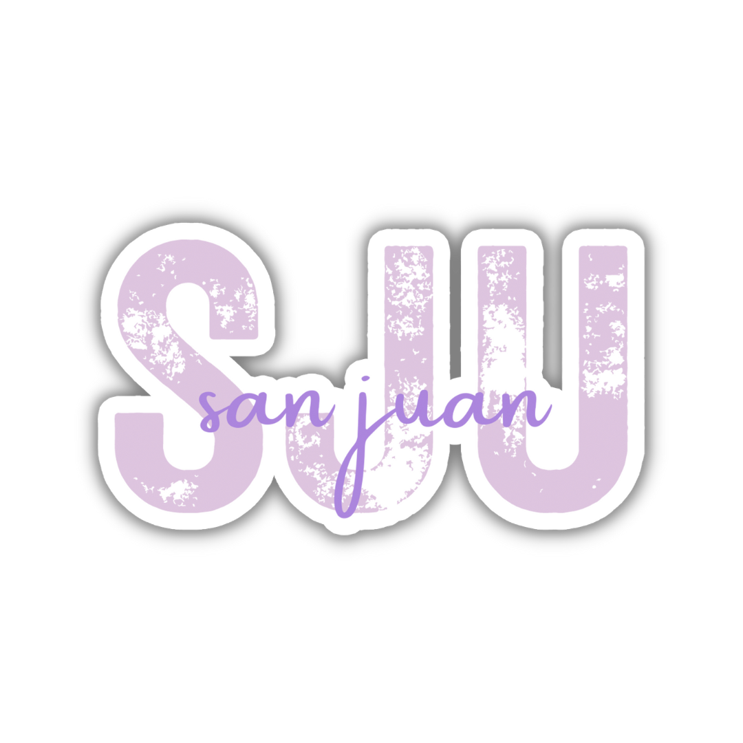 SJU San Juan Airport Code Sticker