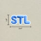 STL Bubble Sticker