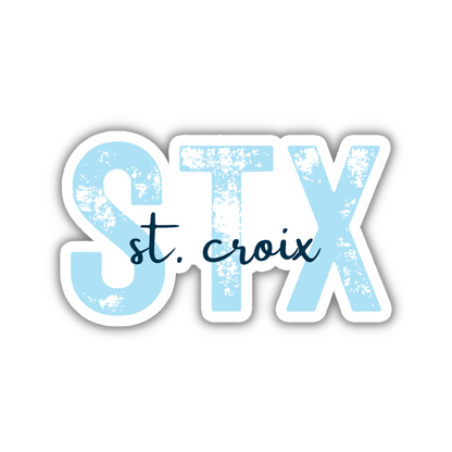 STX Saint Croix Airport Code Sticker