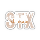 STX Saint Croix Airport Code Sticker