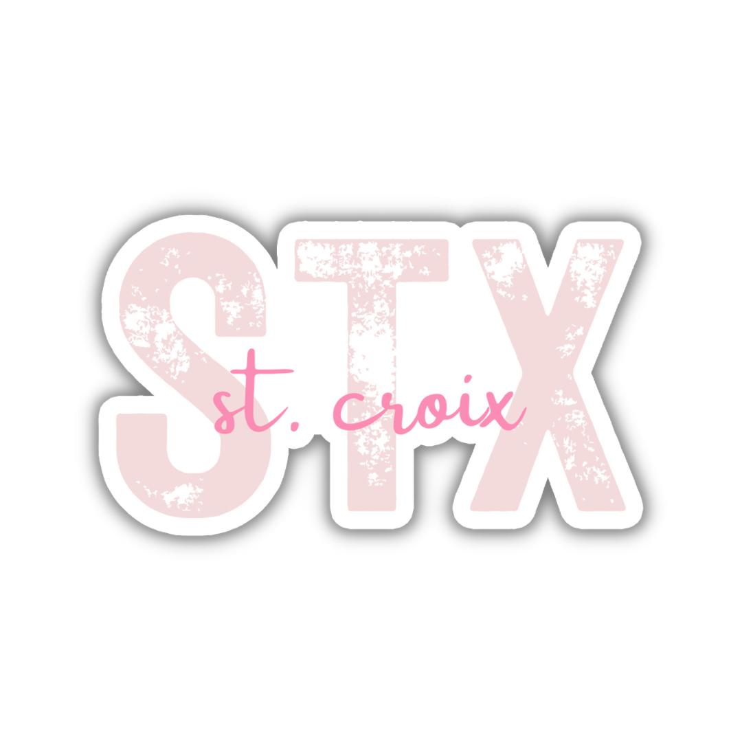 STX Saint Croix Airport Code Sticker