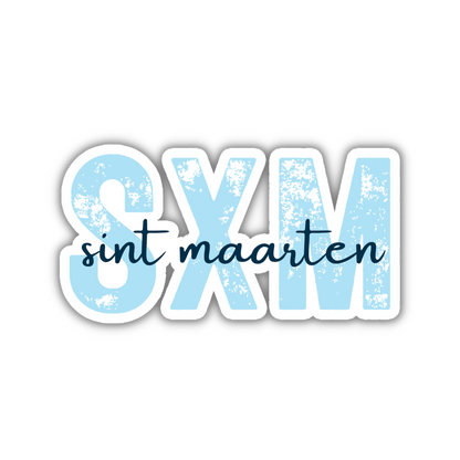 SXM Sint Maarten Airport Code Sticker