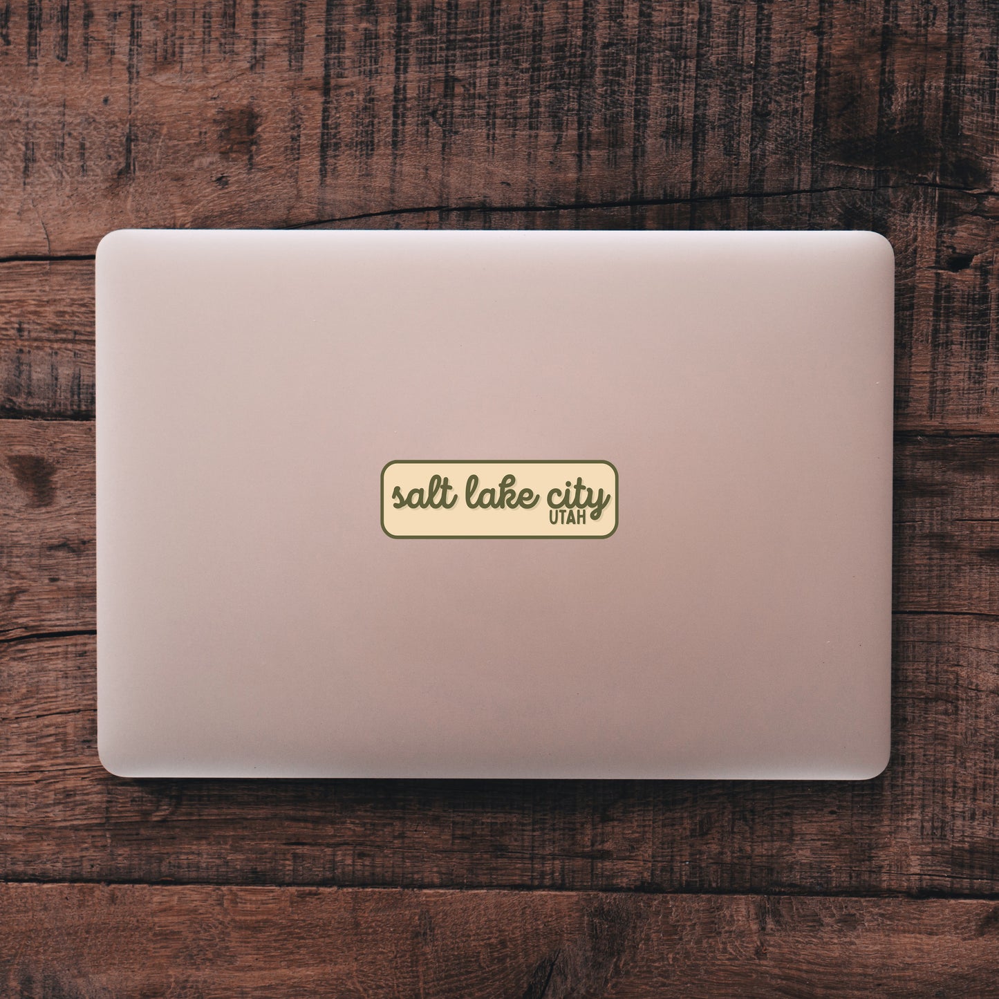 Salt Lake City, Utah Retro Travel Sticker – Colorful Vinyl Decal for Laptop, Water Bottle & Luggage