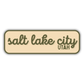 Salt Lake City, Utah Retro Travel Sticker – Colorful Vinyl Decal for Laptop, Water Bottle & Luggage