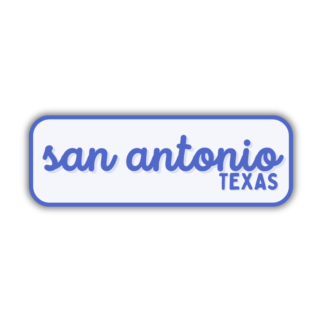 San Antonio, Texas Retro Travel Sticker – Colorful Vinyl Decal for Laptop, Water Bottle & Luggage