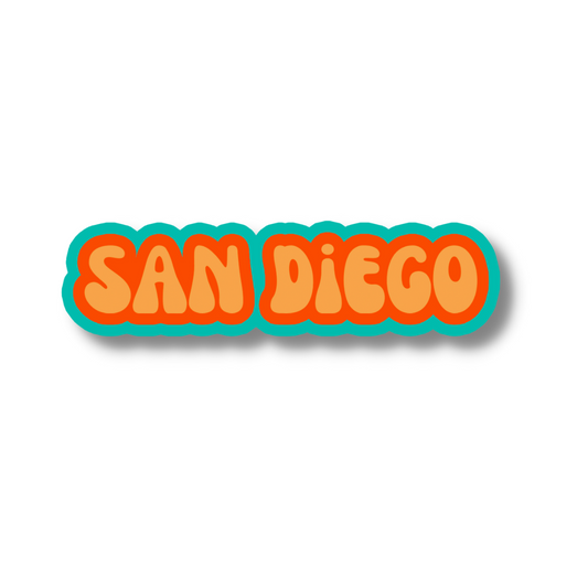 San Diego Cloud Sticker