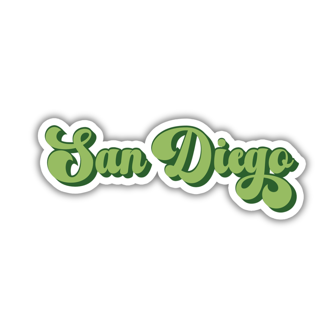 San Diego Vintage Sticker
