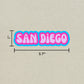 San Diego Cloud Sticker