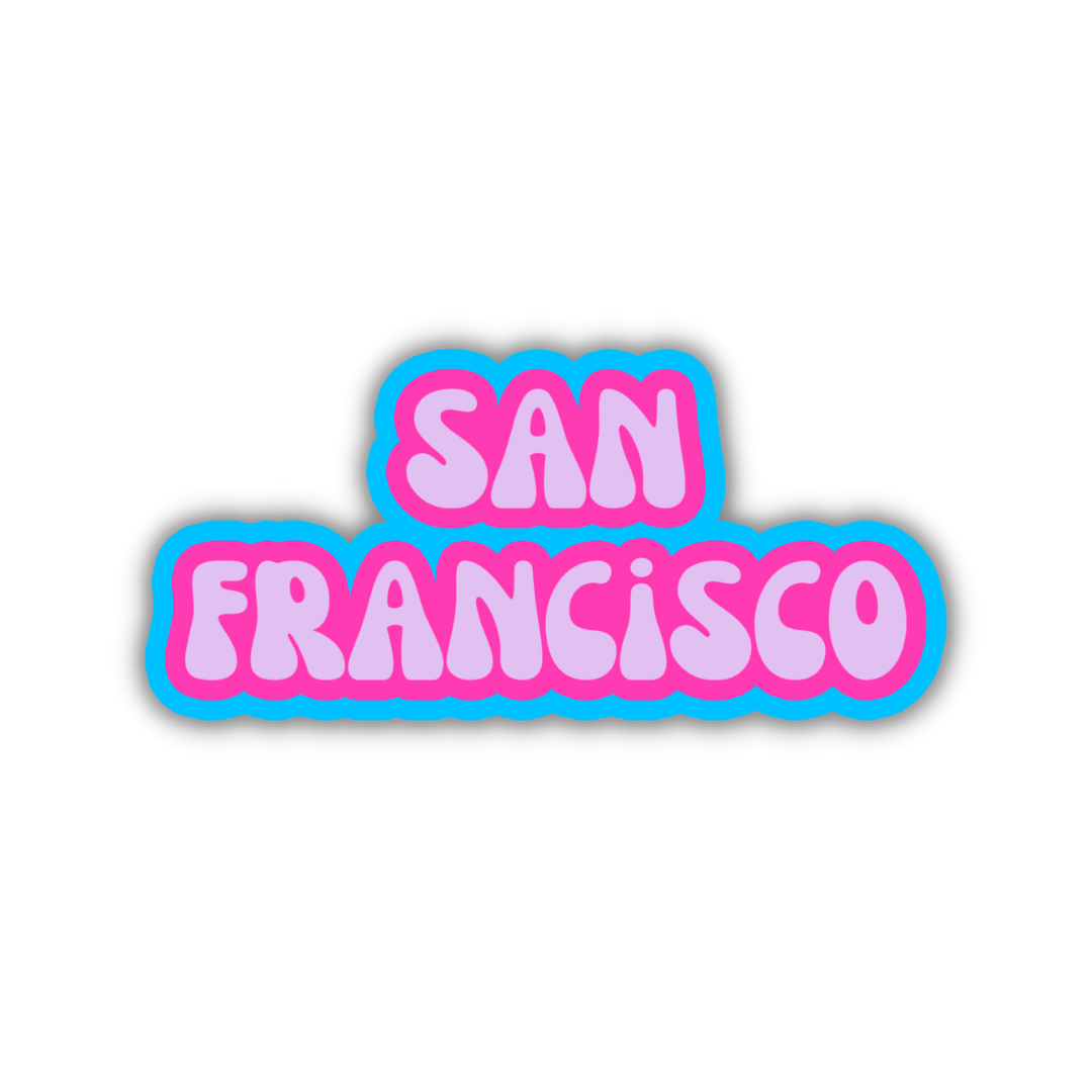 San Francisco Cloud Sticker