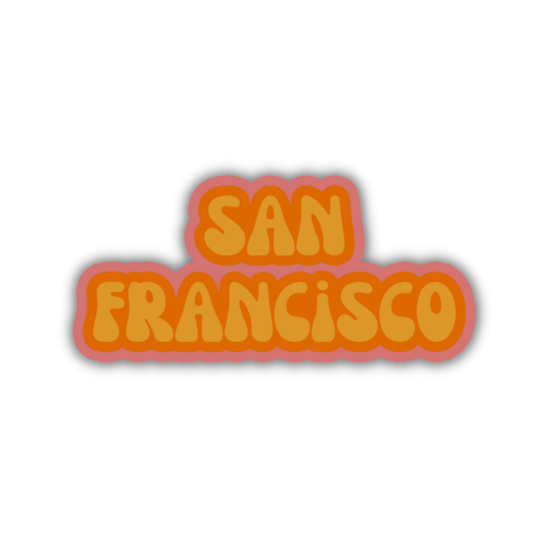 San Francisco Cloud Sticker