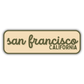 San Francisco, California Retro Travel Sticker – Colorful Vinyl Decal for Laptop, Water Bottle & Luggage