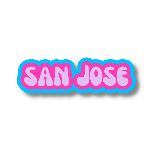 San Jose Cloud Sticker