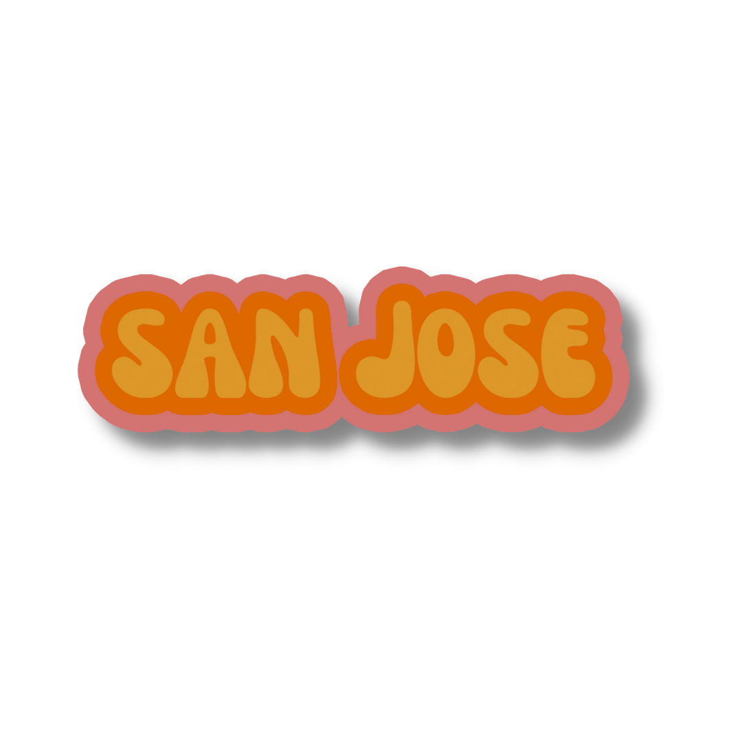 San Jose Cloud Sticker