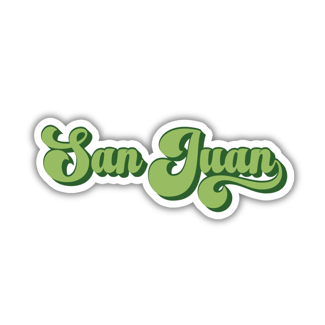 San Juan Vintage Sticker