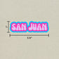 San Juan Cloud Sticker