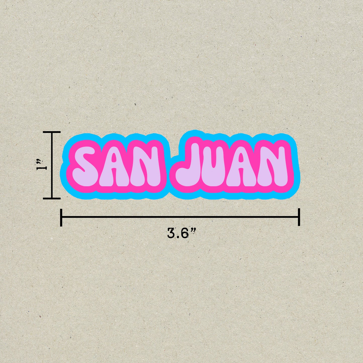 San Juan Cloud Sticker