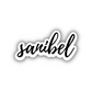 Sanibel Cursive Sticker