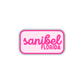 Sanibel, Florida Retro Travel Sticker – Colorful Vinyl Decal for Laptop, Water Bottle & Luggage