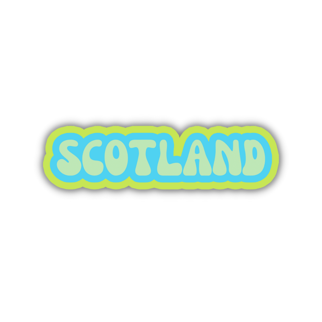 Scotland Cloud Sticker