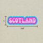 Scotland Cloud Sticker