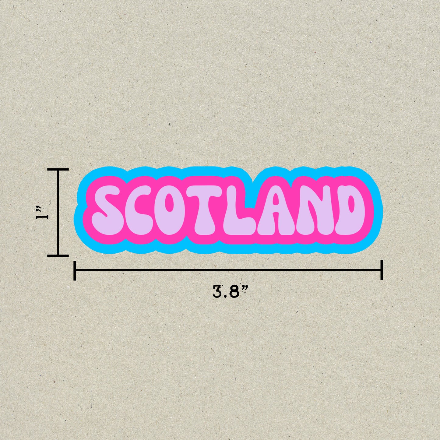 Scotland Cloud Sticker