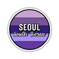 Seoul, South Korea Circle Sticker