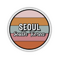 Seoul, South Korea Circle Sticker