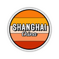 Shanghai, China Circle Sticker