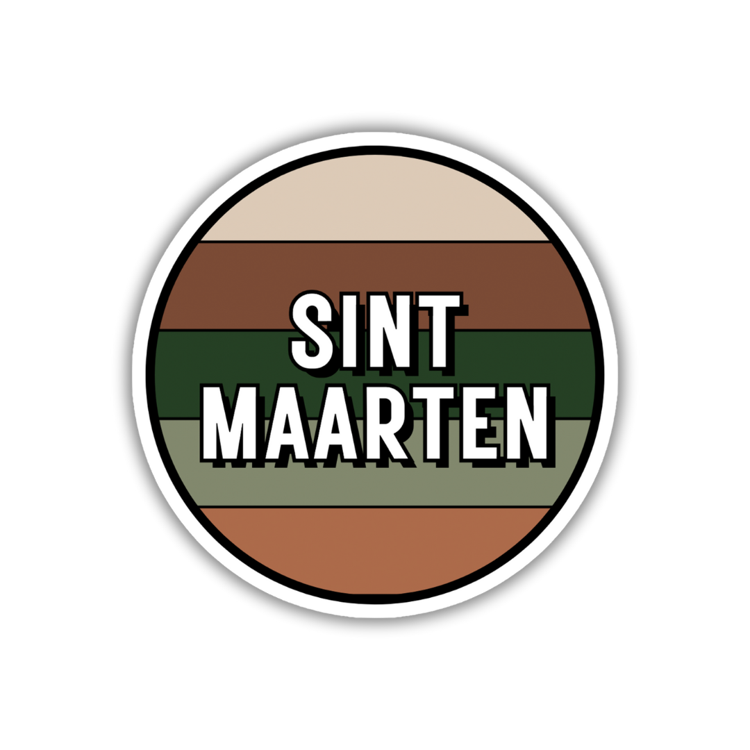 Sint Maarten Circle Sticker