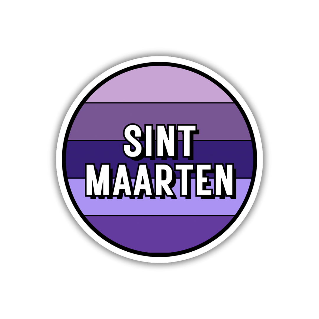 Sint Maarten Circle Sticker