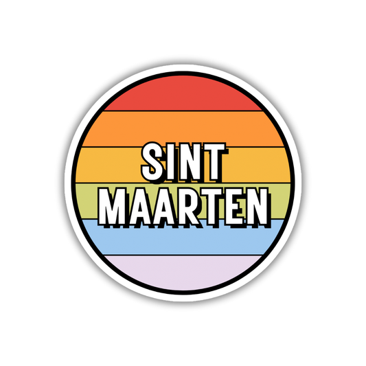 Sint Maarten Circle Sticker