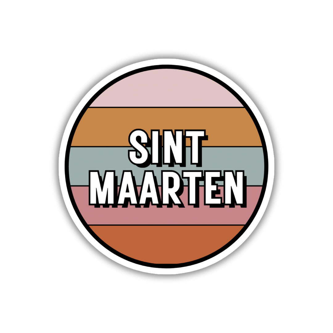 Sint Maarten Circle Sticker