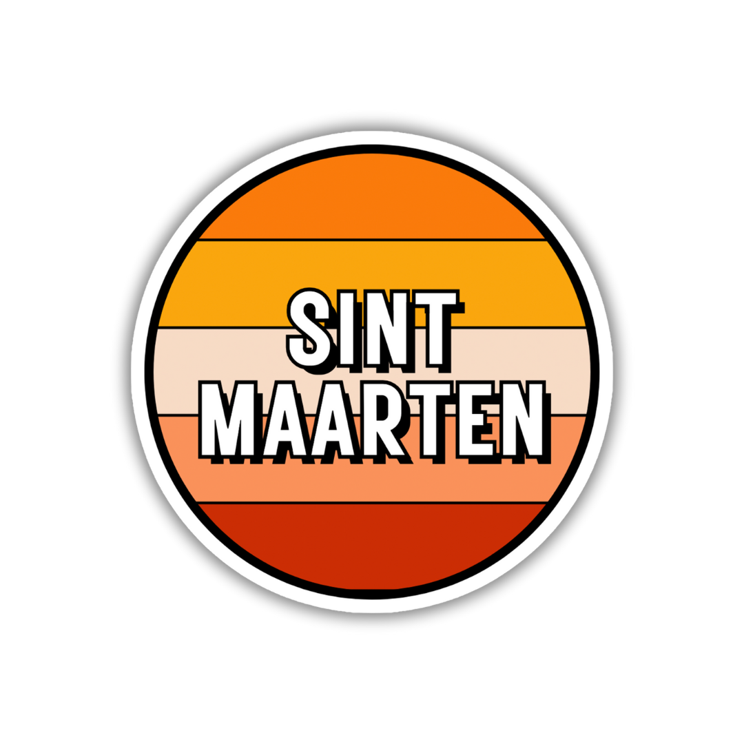 Sint Maarten Circle Sticker