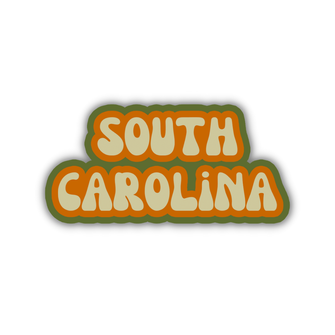 South Carolina Cloud Sticker