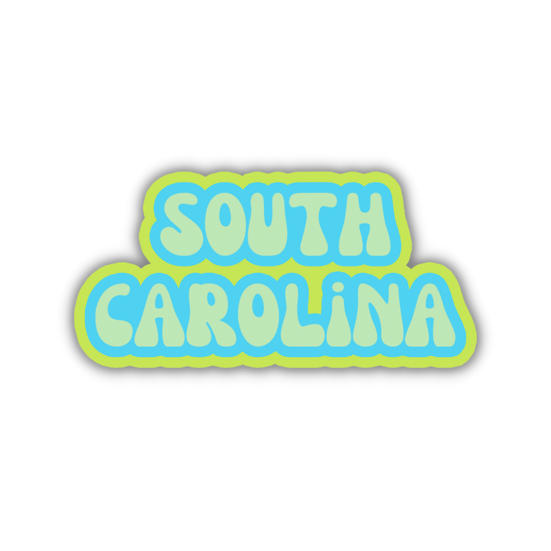 South Carolina Cloud Sticker