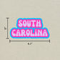 South Carolina Cloud Sticker