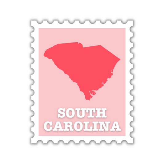 South Carolina Stamp Sticker