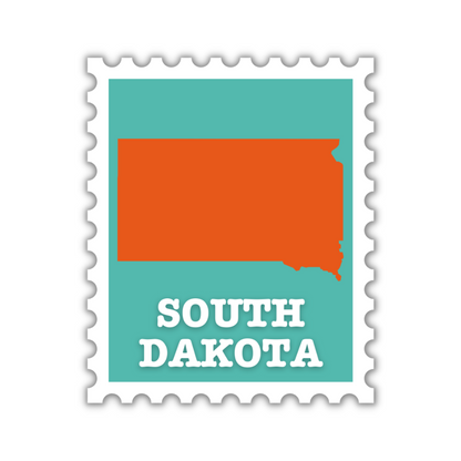 South Dakota Stamp Sticker