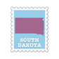 South Dakota Stamp Sticker