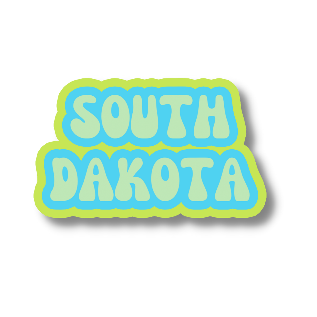 South Dakota Cloud Sticker