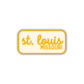 St. Louis, Missouri Retro Travel Sticker – Colorful Vinyl Decal for Laptop, Water Bottle & Luggage