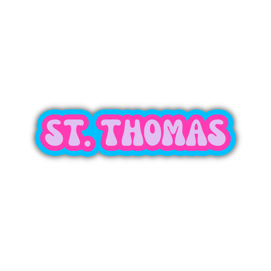 St. Thomas Cloud Sticker