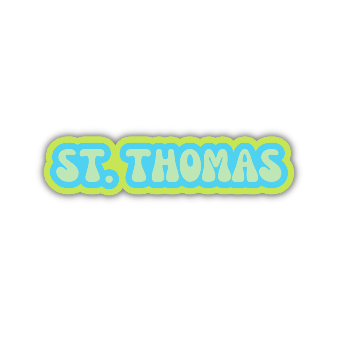 St. Thomas Cloud Sticker