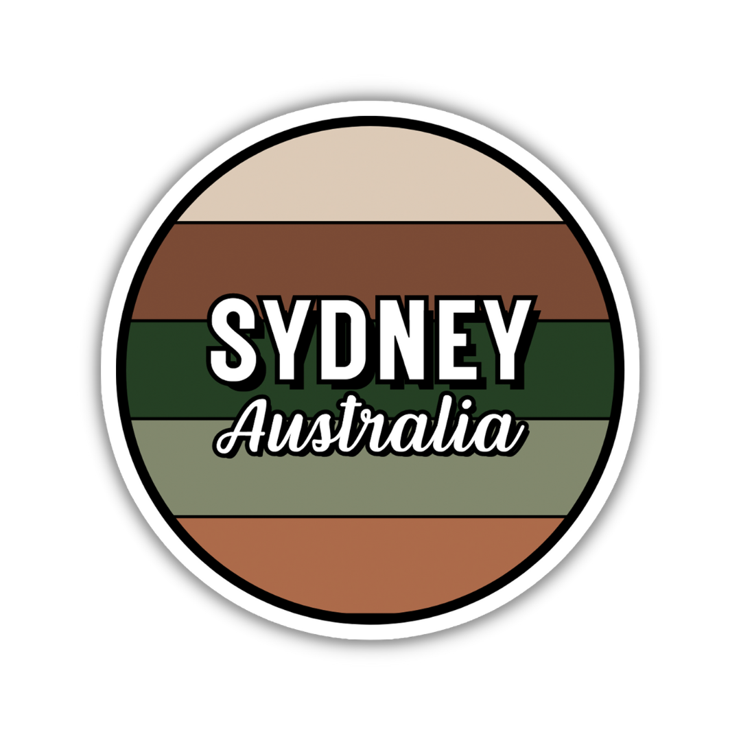 Sydney, Australia Circle Sticker