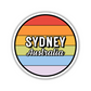 Sydney, Australia Circle Sticker