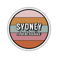 Sydney, Australia Circle Sticker