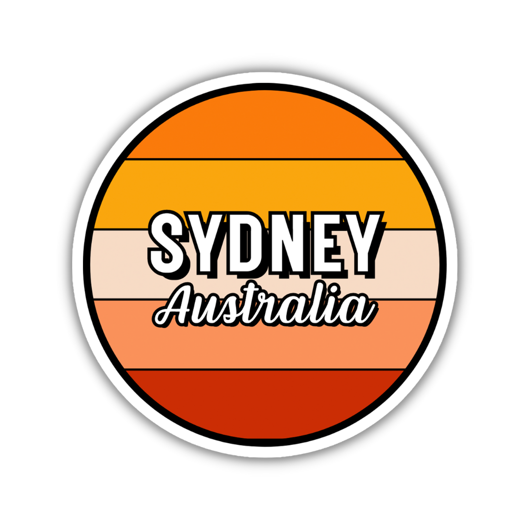 Sydney, Australia Circle Sticker